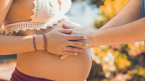 Week 40 pregnancy illustration